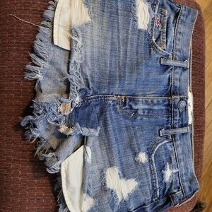 Hollister Distressed Denim Shorts Sz.1